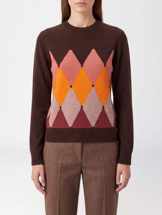 26FW 발렌타인 스웨터 B1P83512KA8 94570 Brown