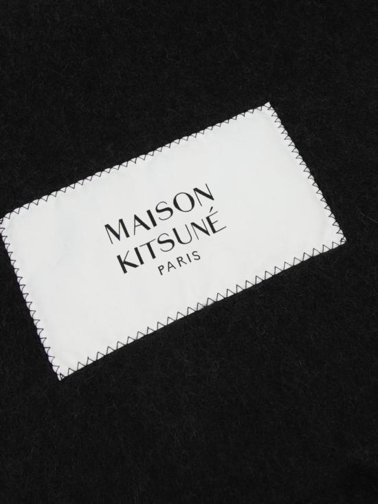 26FW 메종키츠네 베이비 알파카 스카프 LM06206WA0022 P199 Black - MAISON KITSUNE