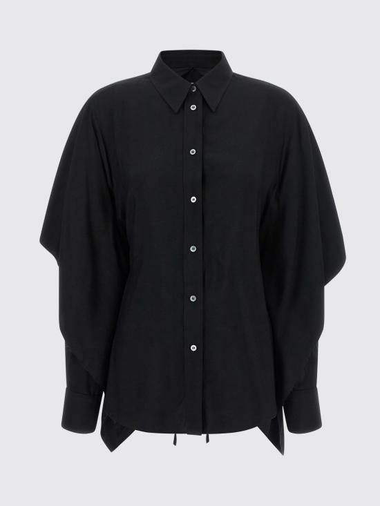 26FW 마르지엘라 케이프 슬리브 셔츠 S29DL0220M36209 900 Black - MAISON MARGIELA