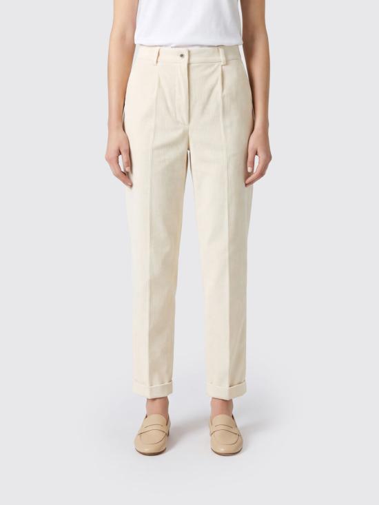 26FW 키톤 팬츠 D50105K0172B02 BIANCO White