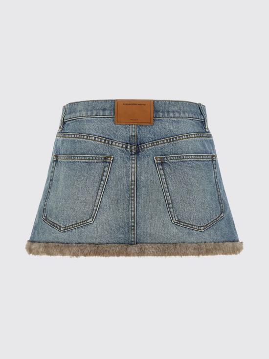 26FW 데님 X 알렉산더 왕 스커트 4DC4265906 427E Blue - DENIM X ALEXANDER WANG