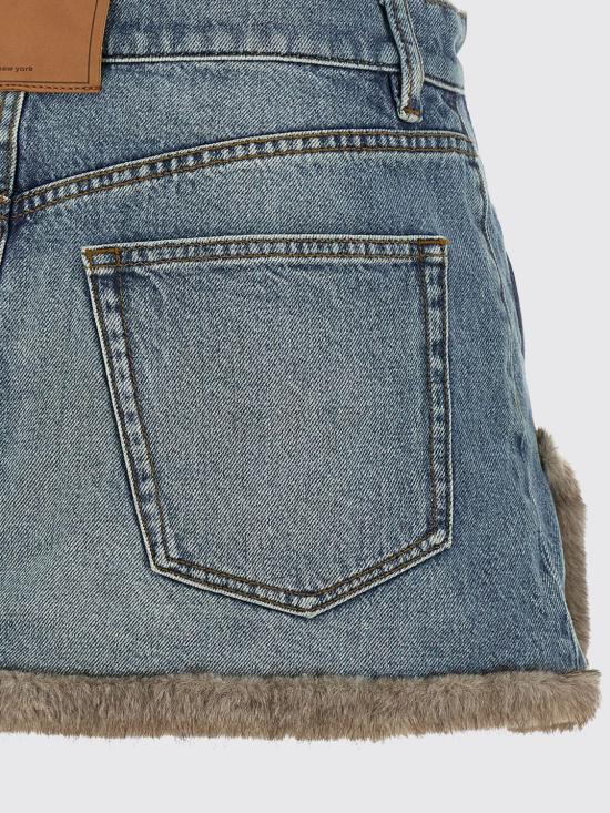 26FW 데님 X 알렉산더 왕 스커트 4DC4265906 427E Blue - DENIM X ALEXANDER WANG