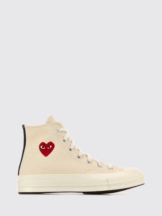 26FW 꼼데가르송 플레이 X 컨버스 스니커즈 AZK129001 White