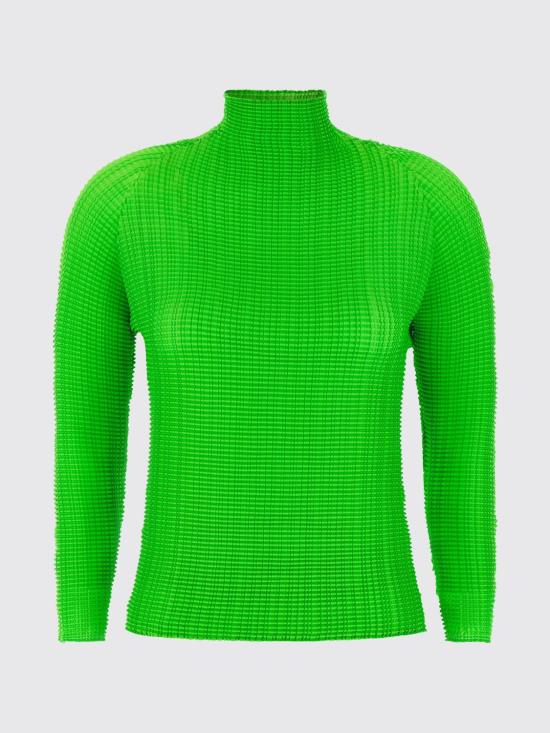 26FW 이세이 미야케 스웨터 IM68FJ402 62 Green - ISSEY MIYAKE