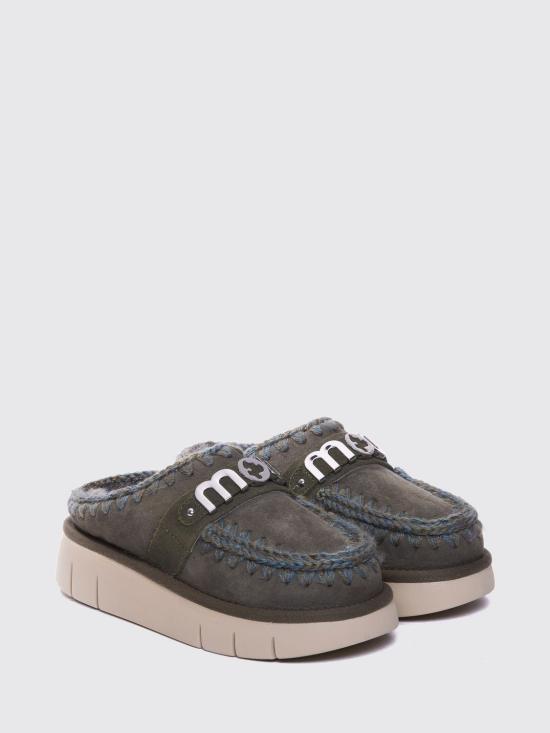 26FW 모우 플랫 슈즈 531001A BKOL Grey 1 - MOU