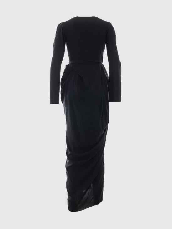26FW 비비안웨스트우드 롱 원피스 110103AMW01IP N401 Black - VIVIENNE WESTWOOD