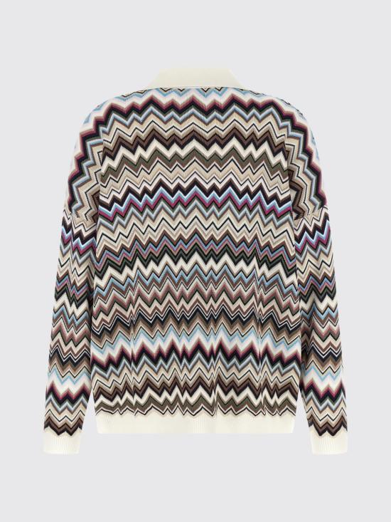 26FW 미소니 폴로 티셔츠 DS26WN1BBK01KO SMSPL Navy - MISSONI