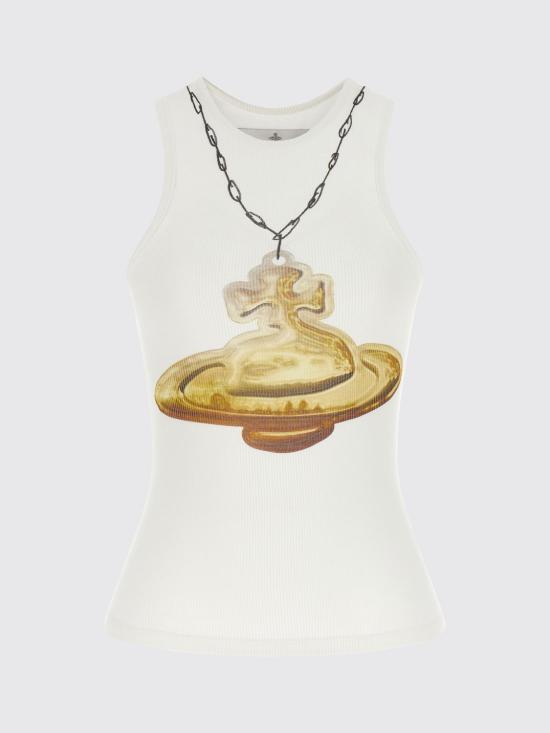 26FW 비비안웨스트우드 탑 3G01005OJ00BO A401 White - VIVIENNE WESTWOOD