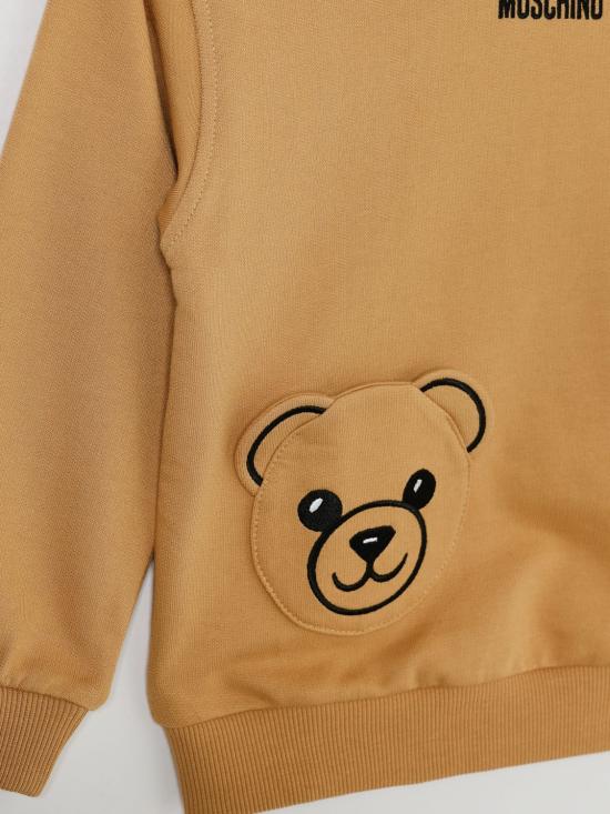 26FW [키즈] 모스키노 풀오버 HMF095LCA93 20351 Brown - MOSCHINO