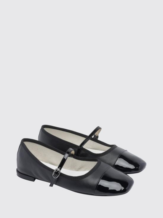 26FW 레페토 조지아나 플랫슈즈 V4222VVE 410 Black - REPETTO