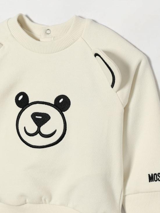 26FW [키즈] 모스키노 풀오버 MUF06GLCA93 10063 White - MOSCHINO