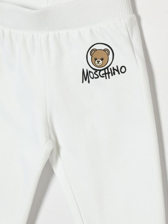 26FW [키즈] 모스키노 팬츠 MUP062LCA83 10101 White - MOSCHINO
