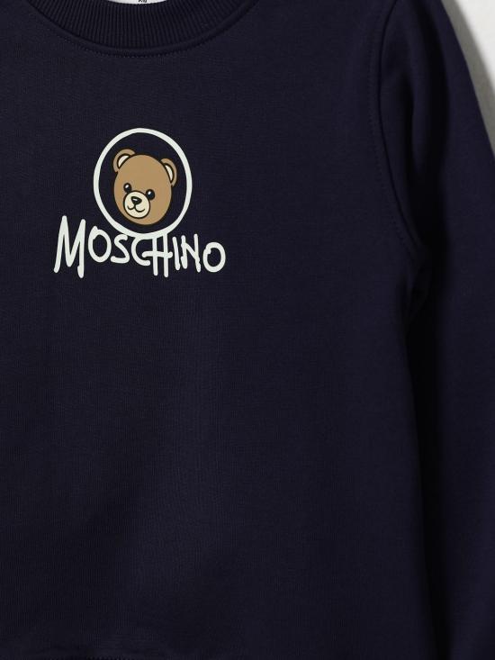 26FW [키즈] 모스키노 풀오버 HXF08VLCA83 40016 Navy - MOSCHINO