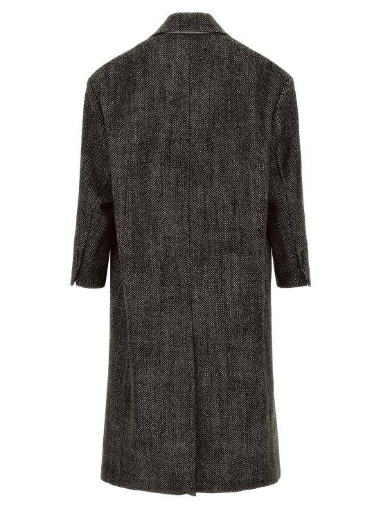 26FW 아미 트렌치 코트 HCO458WV0214044 Black - AMI