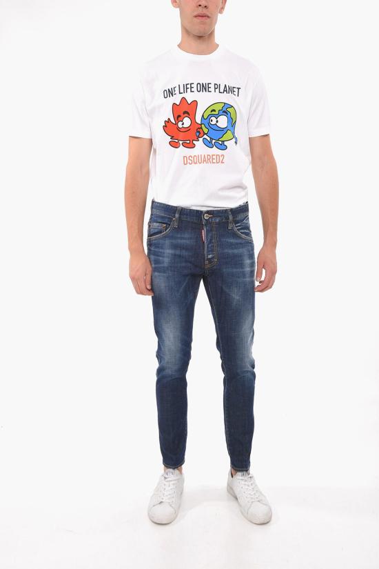  디스퀘어드2 데님 팬츠 S74LB1133 S30342 470 Blue - DSQUARED2