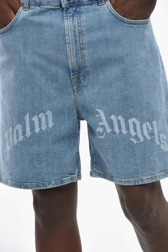  팜앤젤스 데님 숏팬츠 PAMYC001N001 4040 Blue - PALM ANGELS