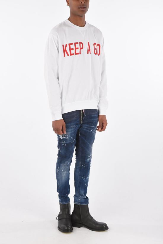  디스퀘어드2 긴팔 티셔츠 S74GU0494 S23851 100 White - DSQUARED2