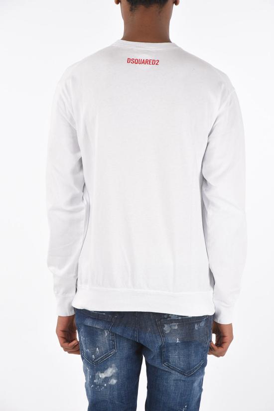  디스퀘어드2 긴팔 티셔츠 S74GU0494 S23851 100 White - DSQUARED2