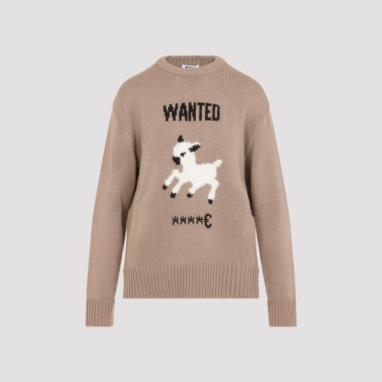 26FW 모스키노 스웨터 262DA0905 5402 1081 FANTASIA BEIGE