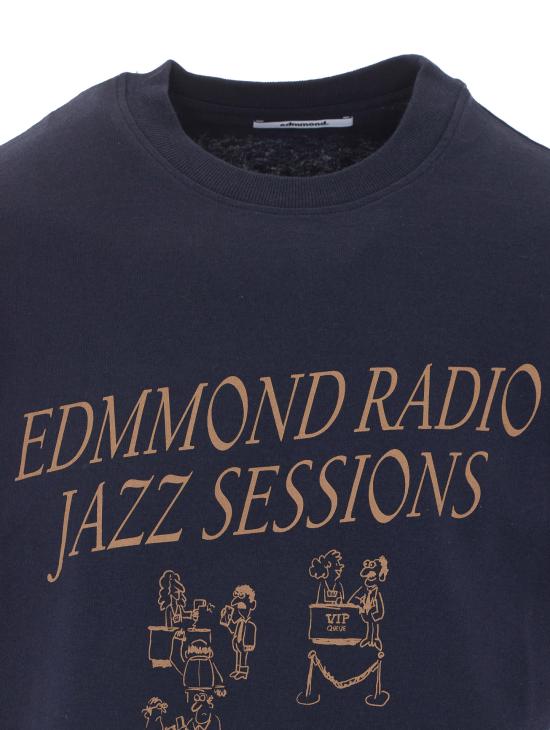 26FW 에드몬드 스튜디오 반팔 티셔츠 3018590 NAVY BLUE - EDMMOND STUDIOS