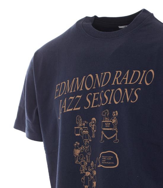 26FW 에드몬드 스튜디오 반팔 티셔츠 3018590 NAVY BLUE - EDMMOND STUDIOS
