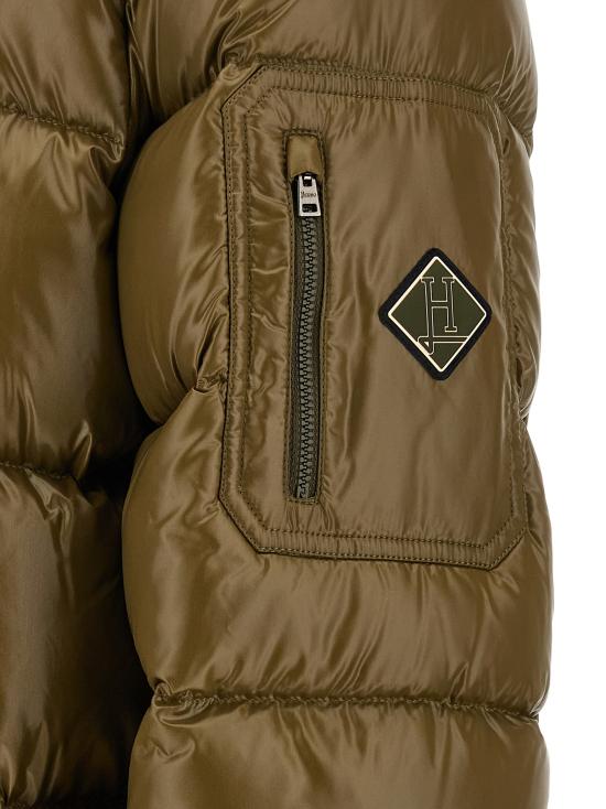 26FW 에르노 마야 후드 쇼트 다운 재킷 PI001416U129737740 Green - HERNO