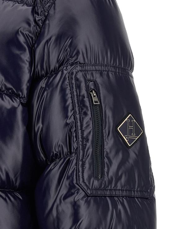 26FW 에르노 마야 후드 쇼트 다운 재킷 PI001416U129739200 Blue - HERNO