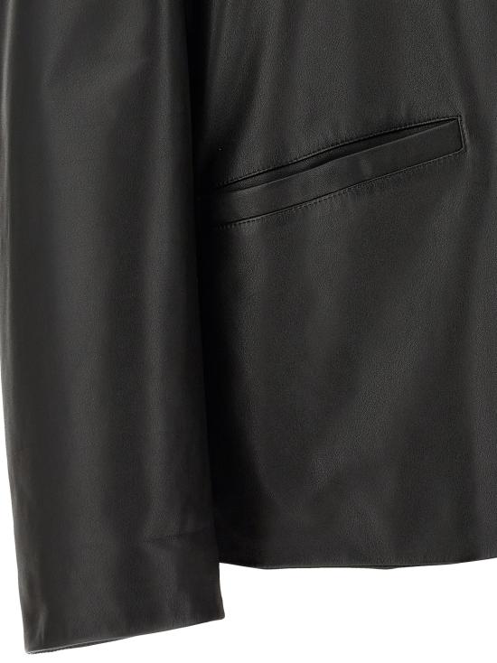 26FW 질샌더 가죽 자켓 J22SW0178J07236001 Black - JIL SANDER