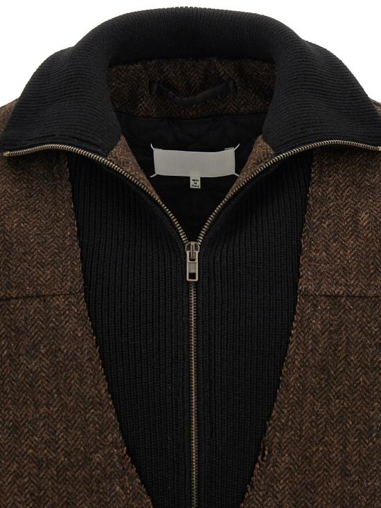 26FW 마르지엘라 봄버 자켓 S67AM0122S54246003F Brown - MAISON MARGIELA