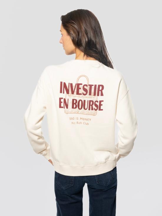 26FW 세인트바쓰 스웨터 Felpa Stardust Investir En Bourse Bianco - MC2 SAINT BARTH