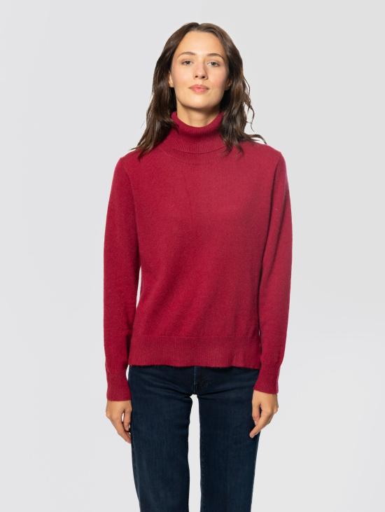 26FW 낫샤이 스웨터 캐시미어 로소 소재의 Maglia Laurene Collo Alto