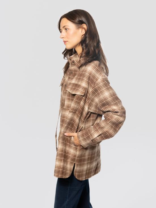 26FW 세인트바쓰 스웨터 Flanella Tartan Marrone의 카미시아 - MC2 SAINT BARTH