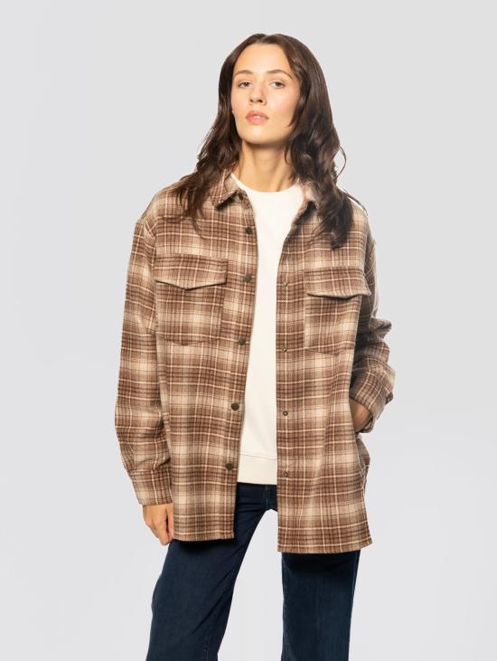 26FW 세인트바쓰 스웨터 Flanella Tartan Marrone의 카미시아 - MC2 SAINT BARTH