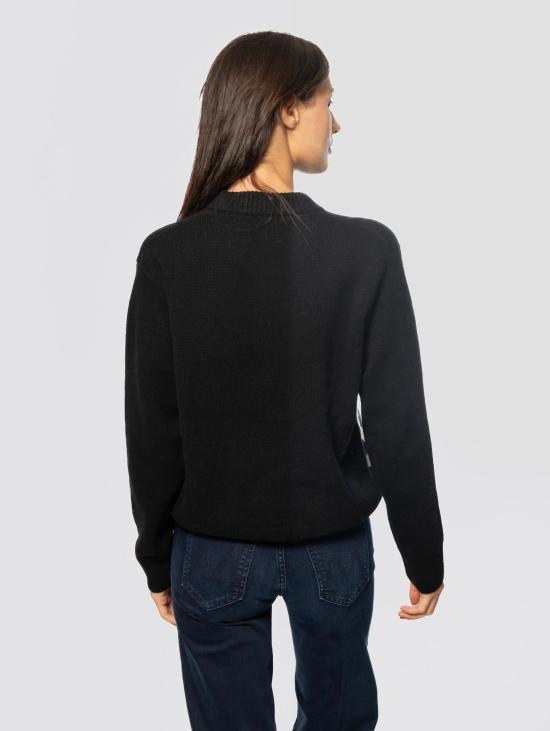26FW 세인트바쓰 스웨터 Maglione Oversize con Cuore e Sritta St. Barth Nero - MC2 SAINT BARTH