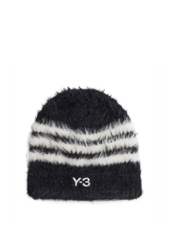 26FW 와이쓰리 비니 KY3727 BLACK WHITE