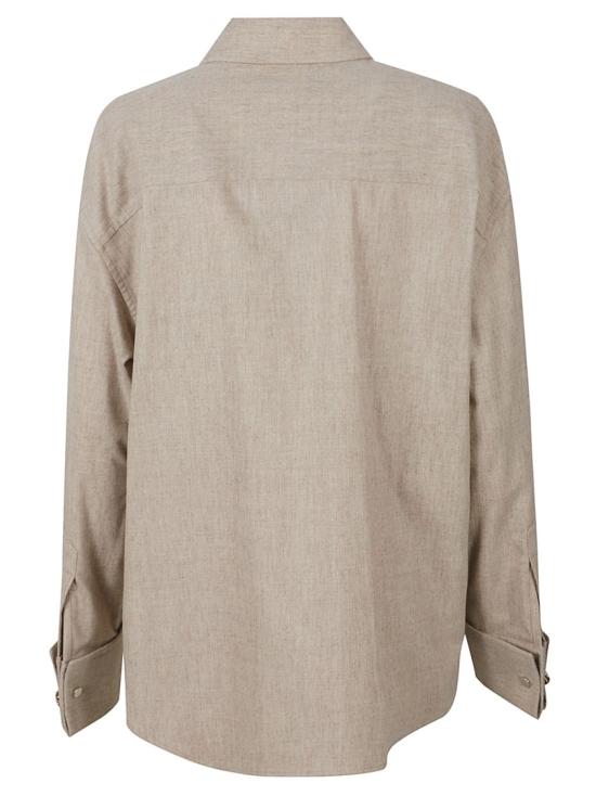 26FW 파비아나 필리피 탑 CAD226F693D1861259 Grey - FABIANA FILIPPI