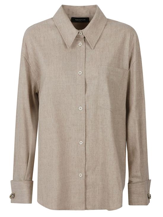 26FW 파비아나 필리피 탑 CAD226F693D1861259 Grey