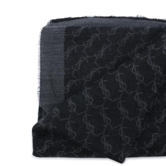 26FW 생로랑 머플러/스카프 8744463YU511061 Black - SAINT LAURENT