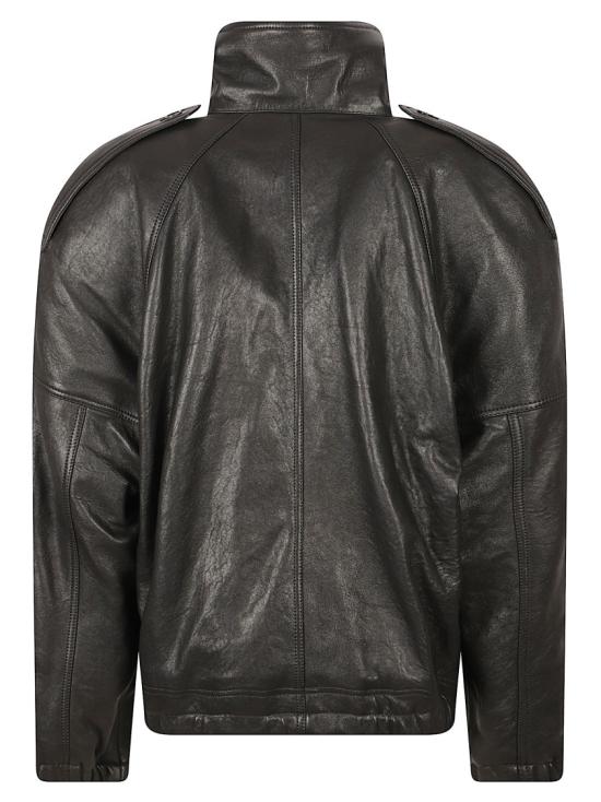 26FW 생로랑 코트 858507YCNF21000 Black - SAINT LAURENT