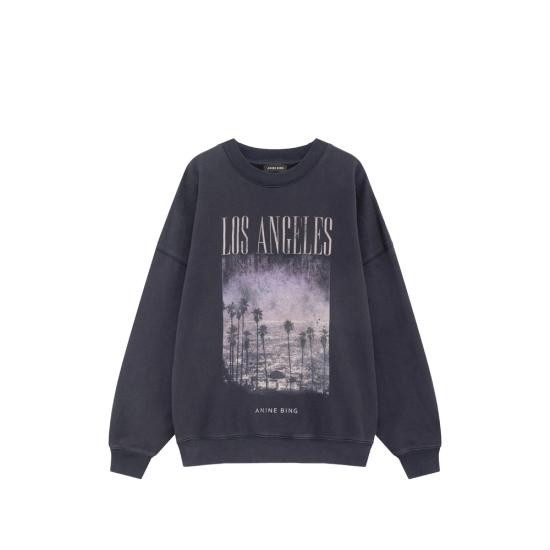 26FW 애니빙 긴팔 티셔츠 A 08 12614 VTG3 BLACK