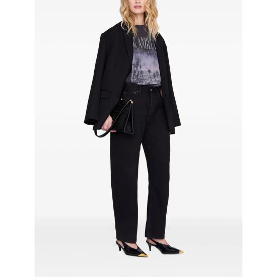 26FW 애니빙 탑 A 08 12616 VTG3 BLACK - ANINE BING