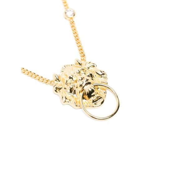 26FW 블루마린 목걸이/팬던트 RF6506 A0001 90048 GOLD WHITE - BLUMARINE