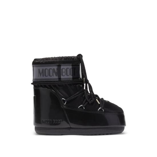 26FW 문부츠 아이콘 나일론 로우 부츠 80D1409350 N001 BLACK