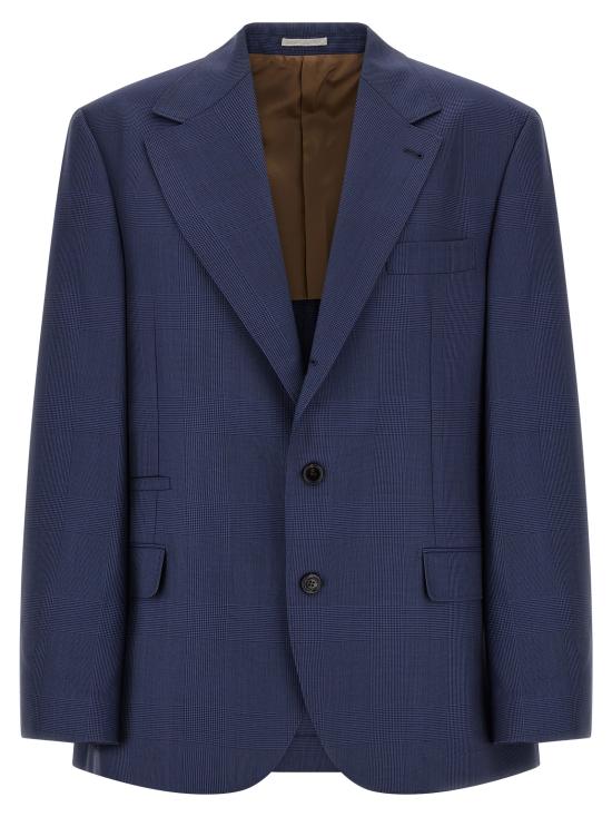 26FW 브루넬로 쿠치넬리 수트 자켓 MN4767BTCC004 Blue