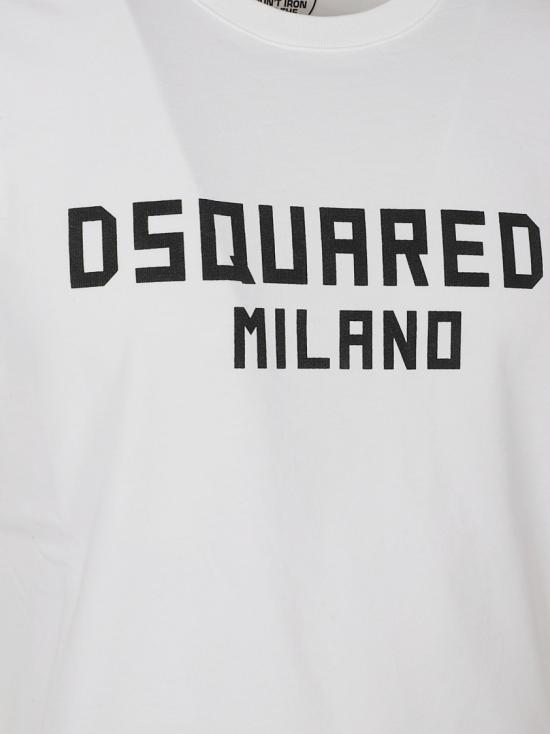 26FW 디스퀘어드2 밀라노 쿨핏 티셔츠 S74GD1520D20106100 White - DSQUARED2