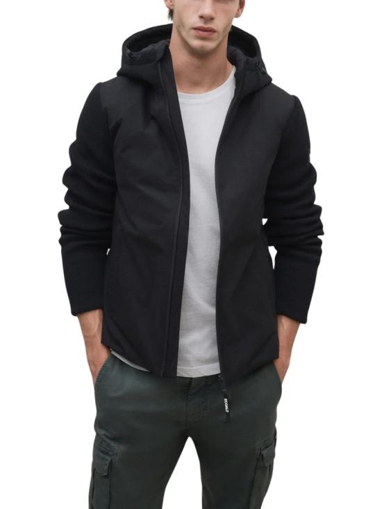 26FW 에콜프 자켓 MCMGAHYCEUTO0401W26319 Black - ECOALF