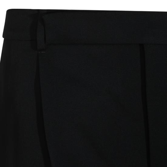 26FW 생로랑 플루이드 그레인 드 푸드르 포멀 슬랙스 A000O7Y7E631000 Black - SAINT LAURENT