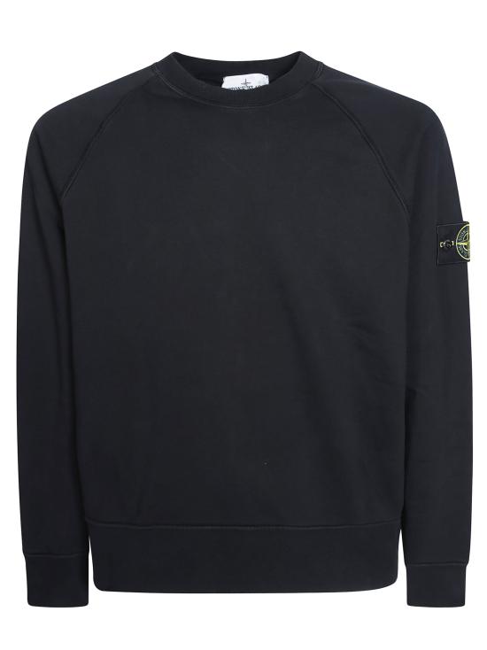 26FW 스톤 아일랜드 오가닉 코튼 플리스 오버사이즈핏 크루넥 스웨트셔츠 L2S156100008S0051 V0029 NERO