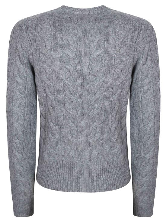 26FW 폴로 랄프로렌 로고 자수 크루넥 가디건 211972104500 FLANNELGREYHEATHER GRIGIO - POLO RALPH LAUREN