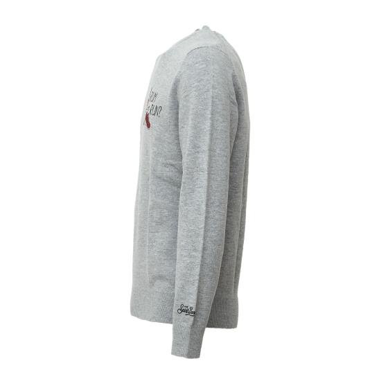 26FW 세인트바쓰 니트웨어 HER0024 03618M Grey - MC2 SAINT BARTH